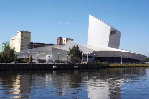 The Imperial War Museum North was designed by internationally-renowned architect Daniel Libeskind in his characteristic 'defragmented' style, intended as a metaphor for a world shattered by war